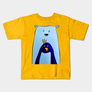 Penguin and Polar Bear Kids T-Shirt